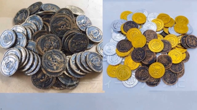 　メダル　古銭　銀貨　金貨　アンティーク Amazon | [FUPUTWO] 金貨 アンティーク コイン 宝箱 ゴールド お金